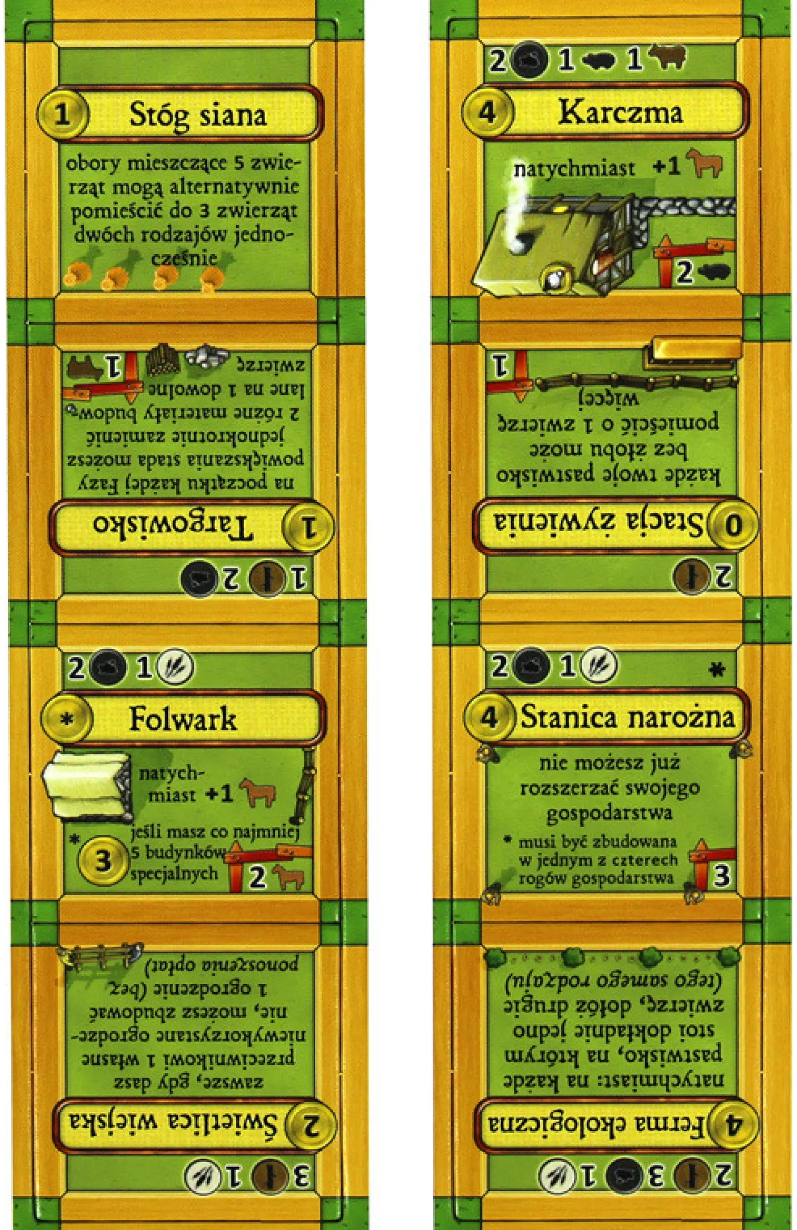 Agricola: Chłopi ich zwierzyniec (nowe budynki)