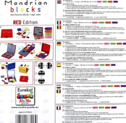 Ah!Ha - Blok Mondriana (czerwony) - gra logiczna