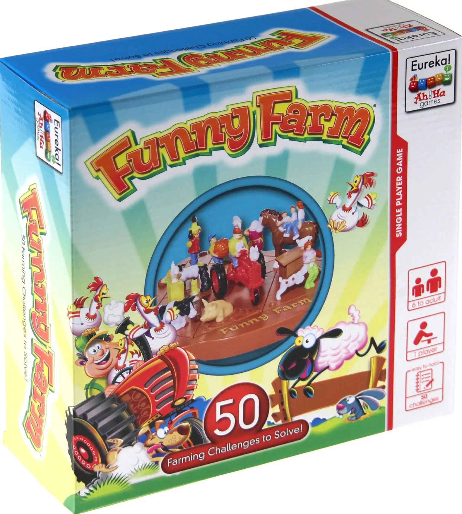Ah!Ha - Wesoła farma / Funny Farm - gra logiczna