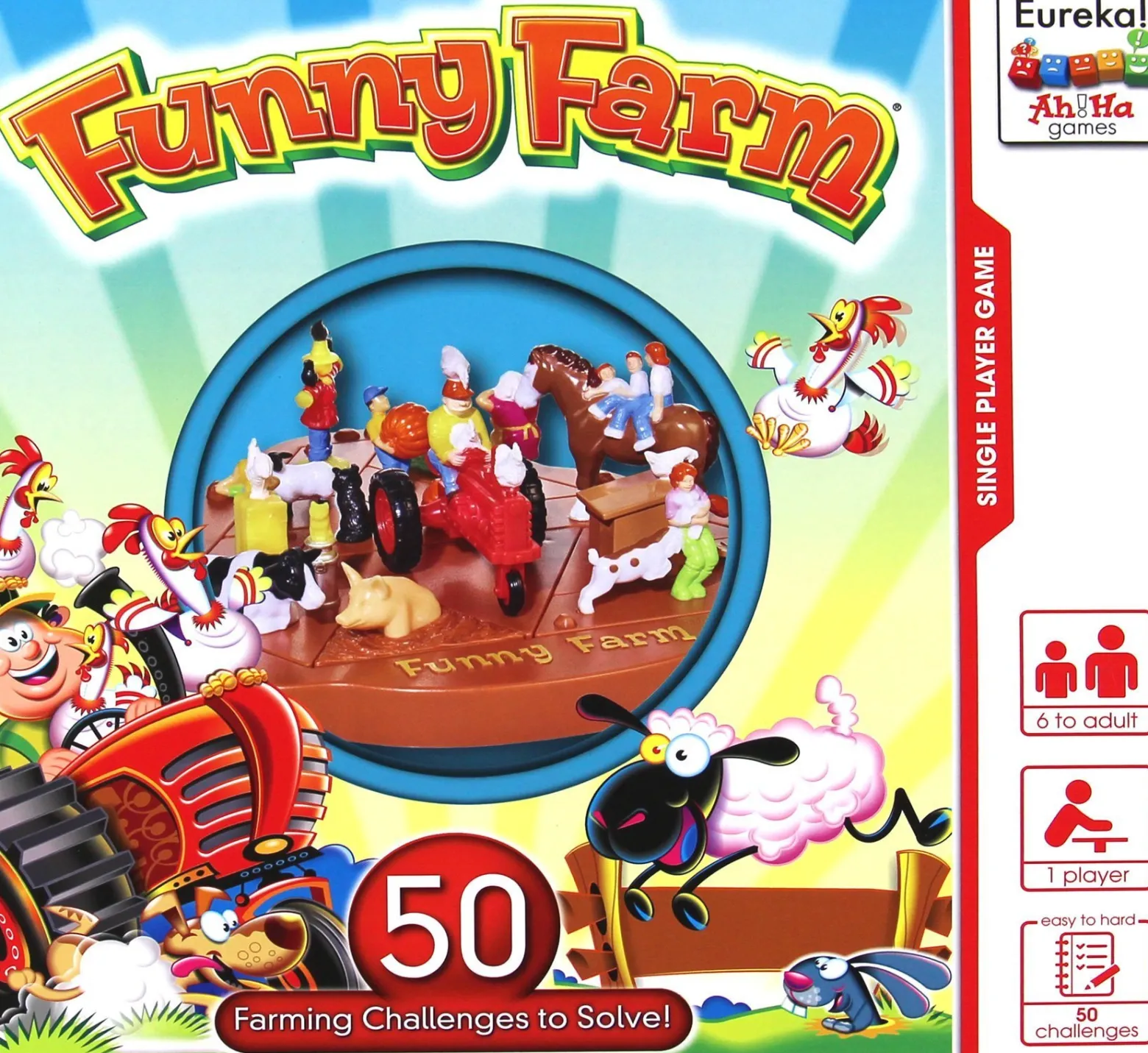 Ah!Ha - Wesoła farma / Funny Farm - gra logiczna
