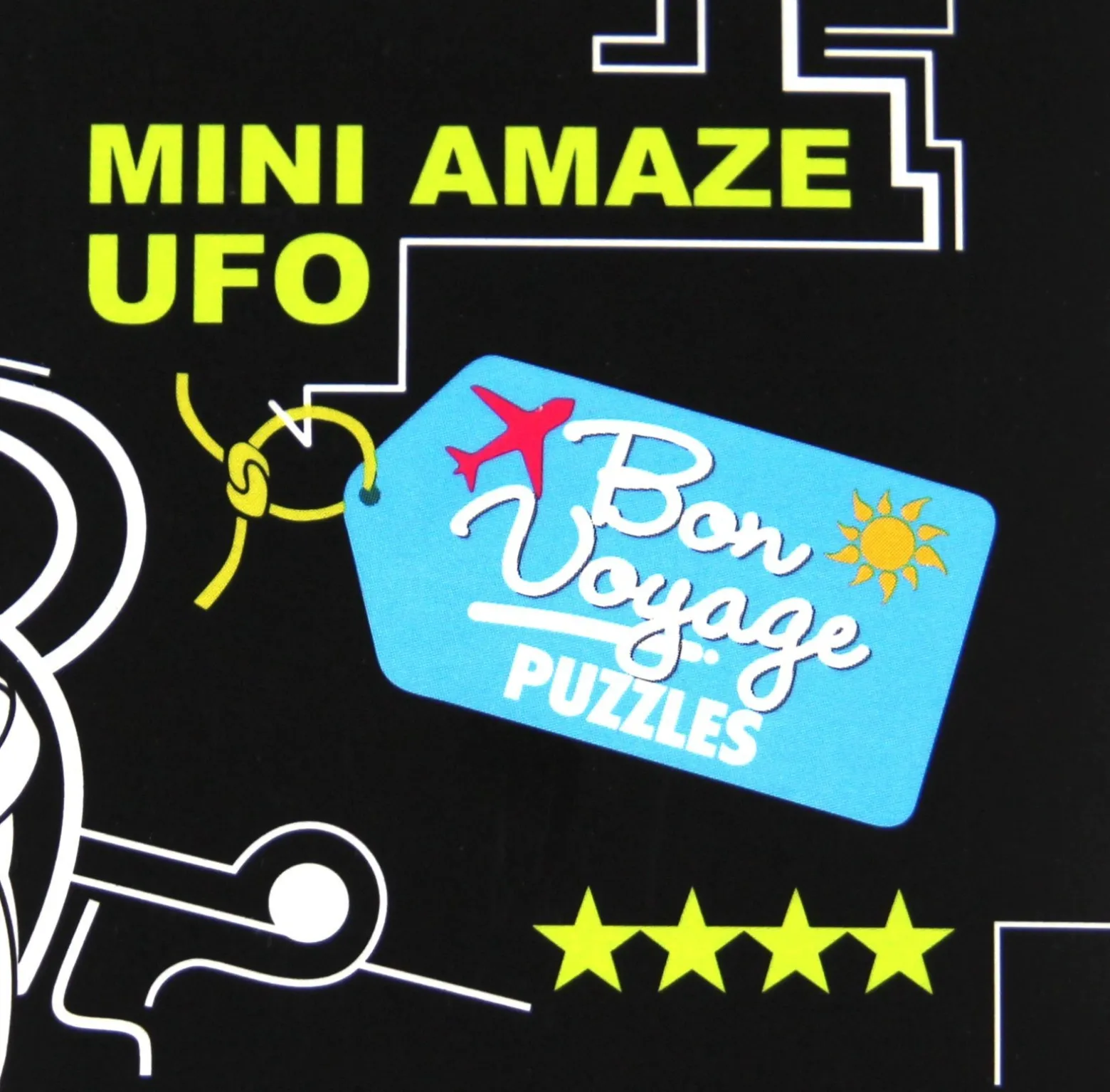 Łamigłówka brelok Amaze UFO MINI - poziom 4/4