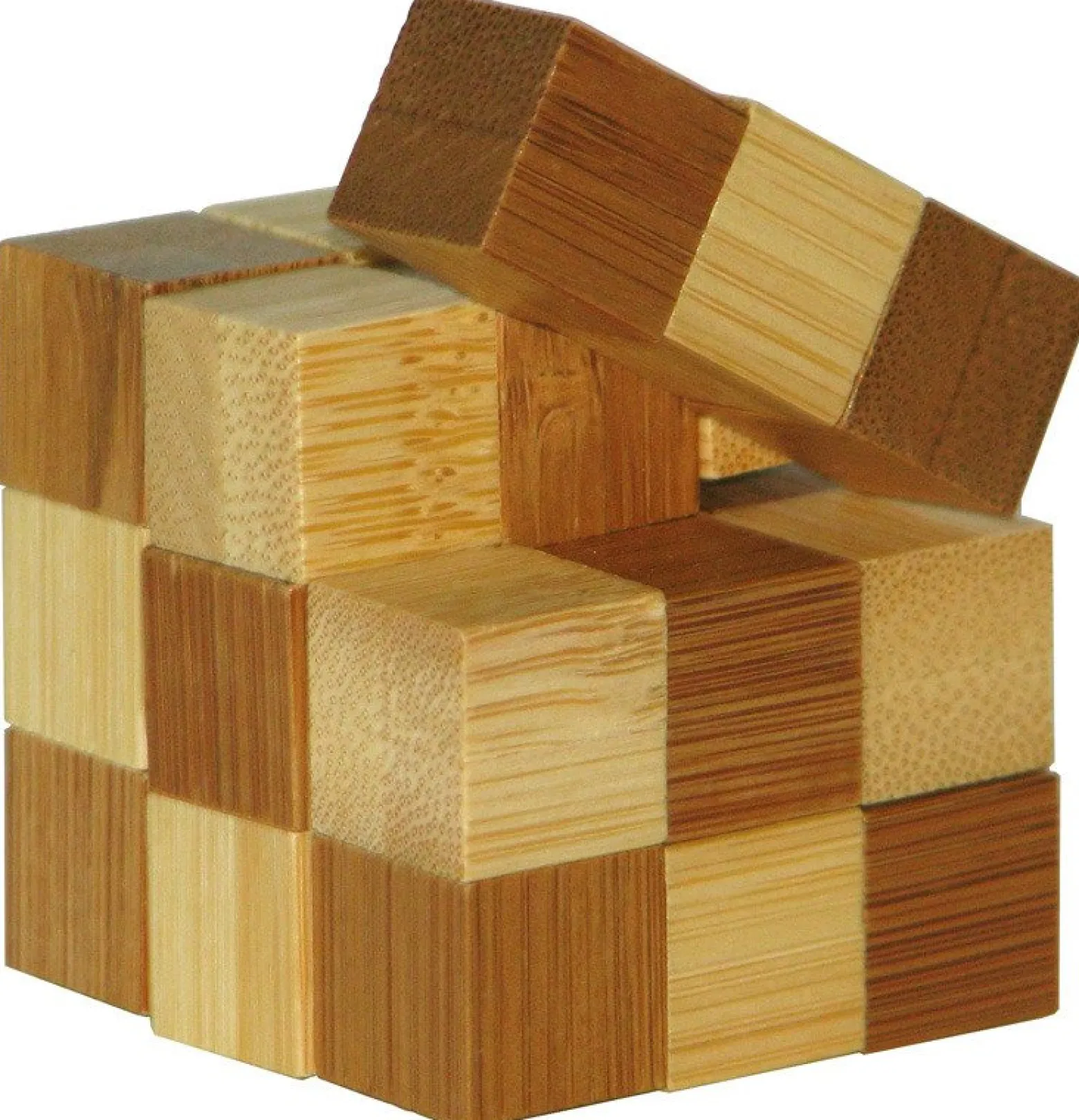 Łamigłówka 3D BAMBOO - Snake Cubes - poziom 2/4