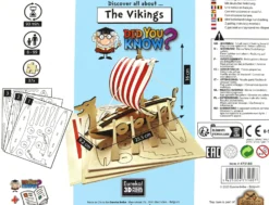 Łamigłówka drewniana Gepetto (Did You Know?) - Wikingowie (The Vikings)