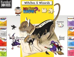 Łamigłówka drewniana Gepetto (Did You Know?) - Czarownice i czarodzieje (Witches & Wizards)