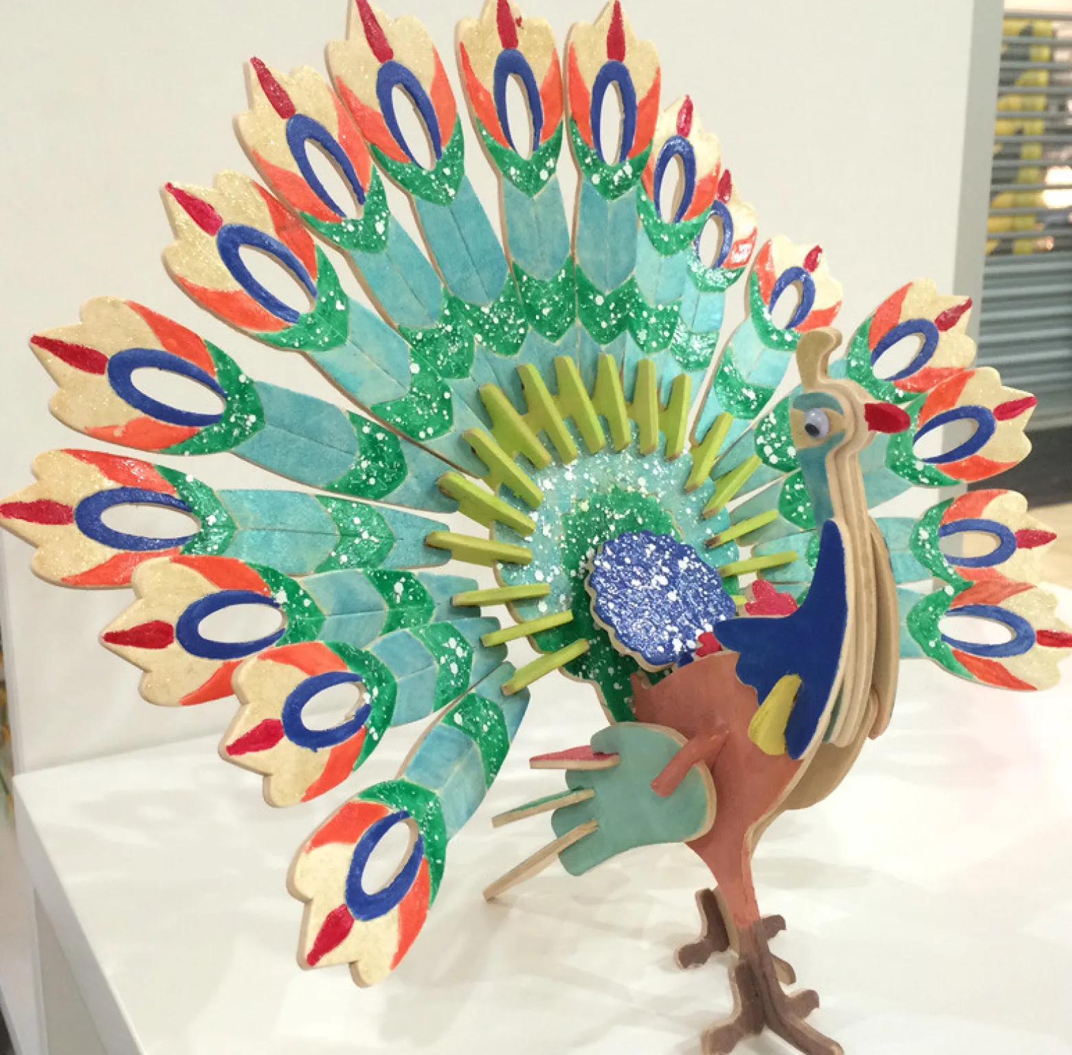 Łamigłówka drewniana Gepetto - Paw (Peafowl)