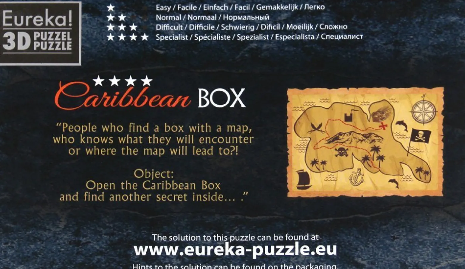 Łamigłówka ESCAPE BOX - Caribbean Secret - poziom 4/4