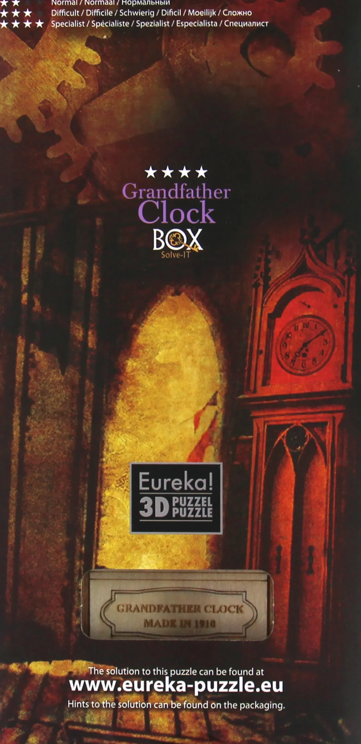 Łamigłówka ESCAPE BOX - Grandfather Clock Secret - poziom 4/4