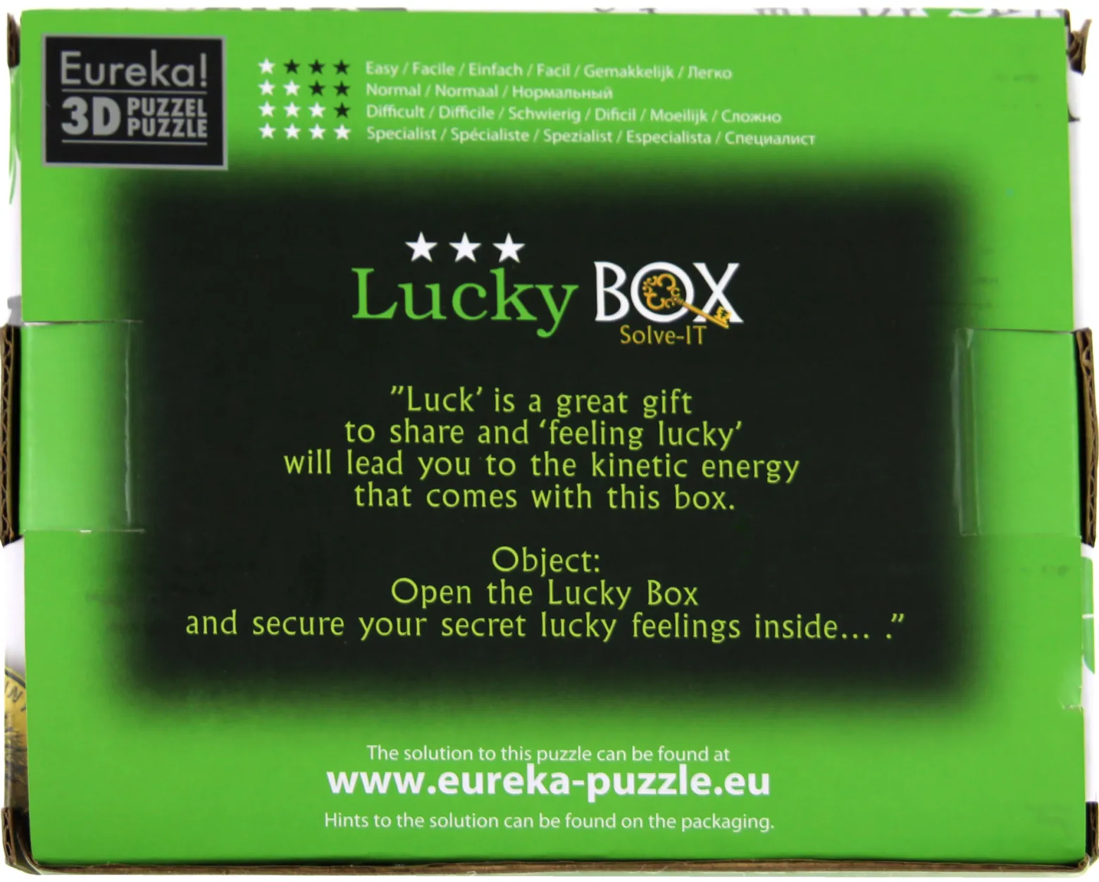 Łamigłówka ESCAPE BOX - Lucky Secret - poziom 3/4