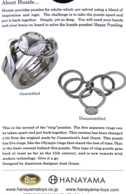 Łamigłówka Huzzle Cast Ring II - poziom 5/6