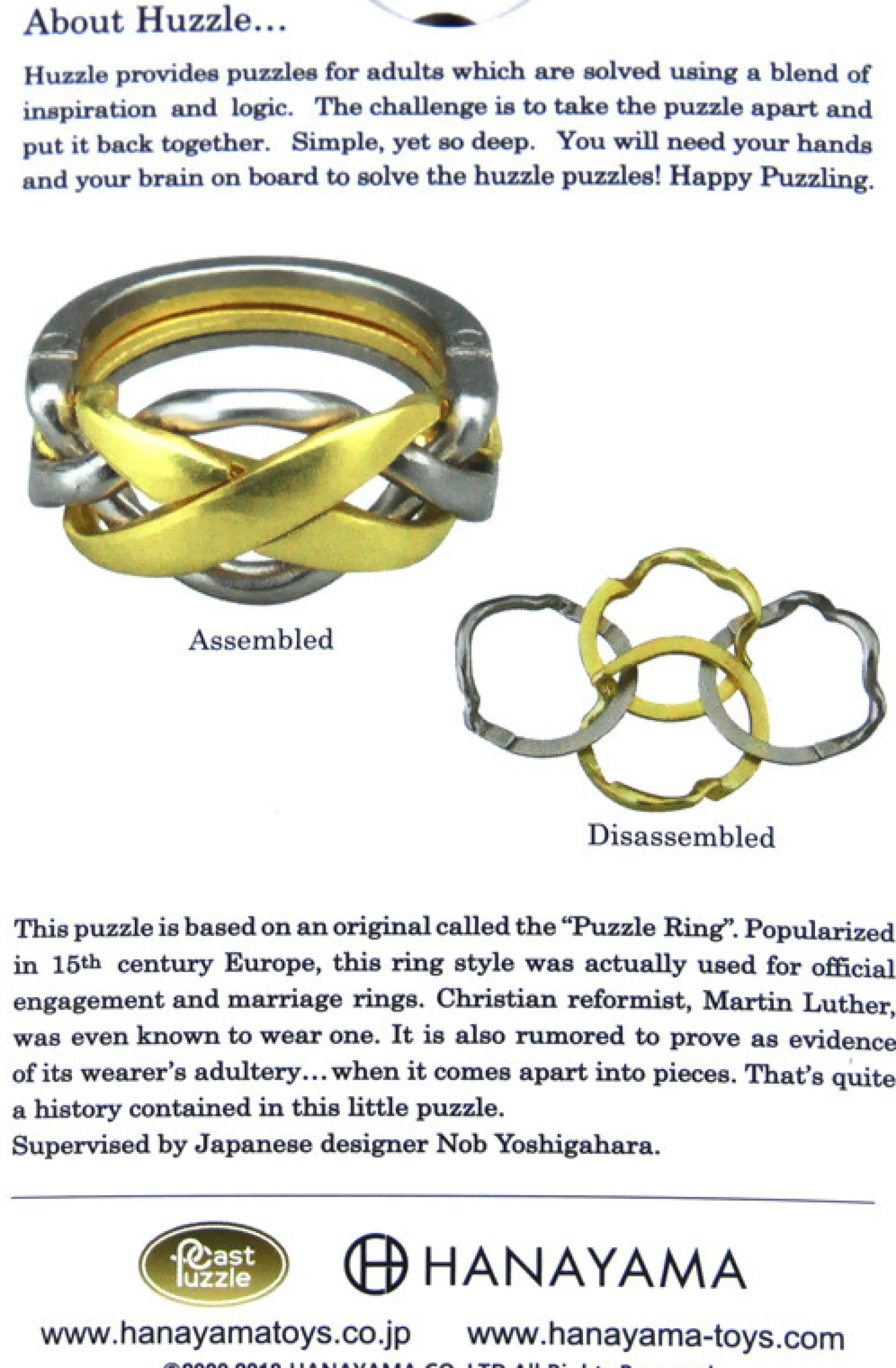 Łamigłówka Huzzle Cast Ring - poziom 4/6