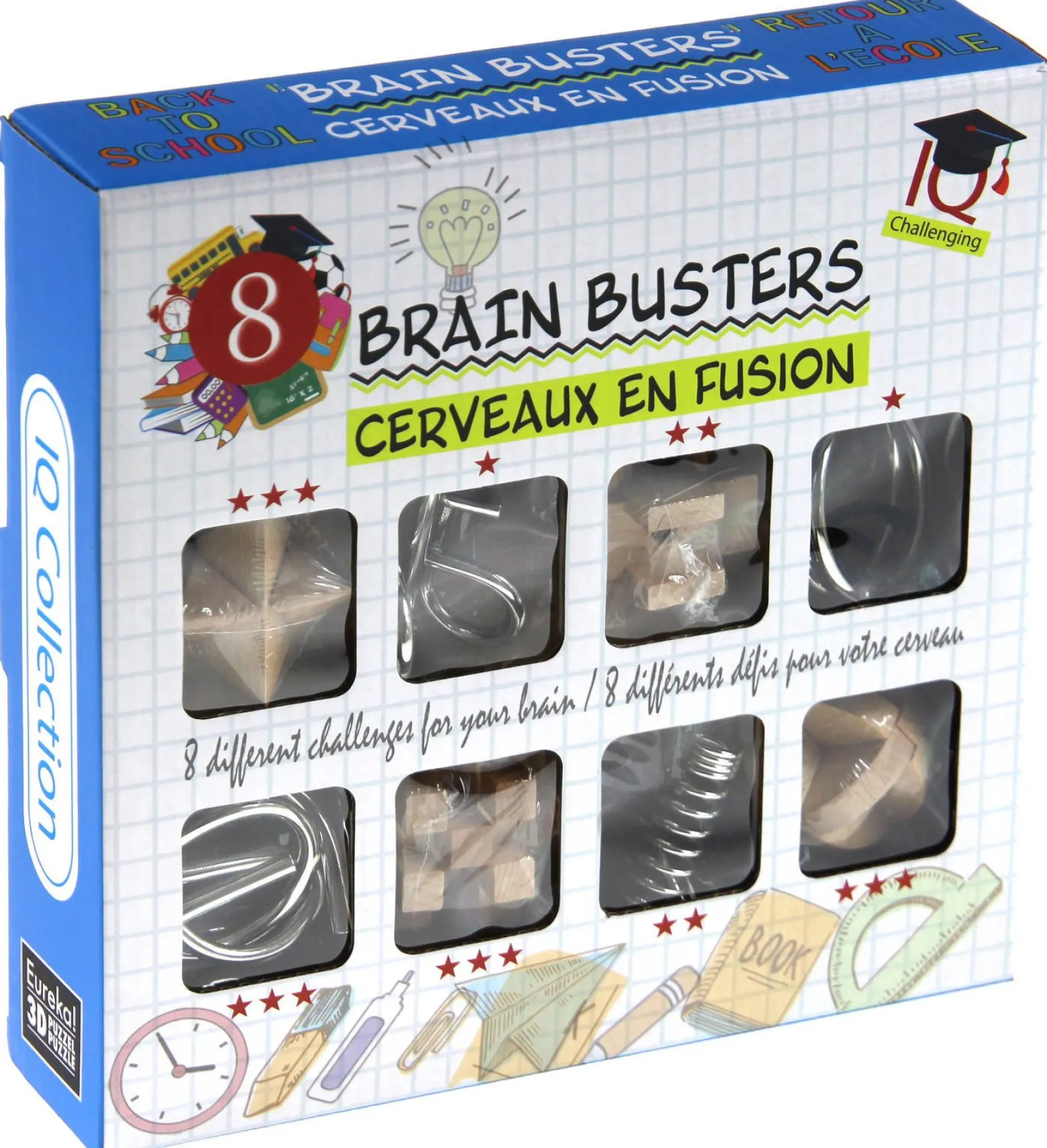 Łamigłówka Pogromcy Mózgu (Brain Busters) - 8 szt.