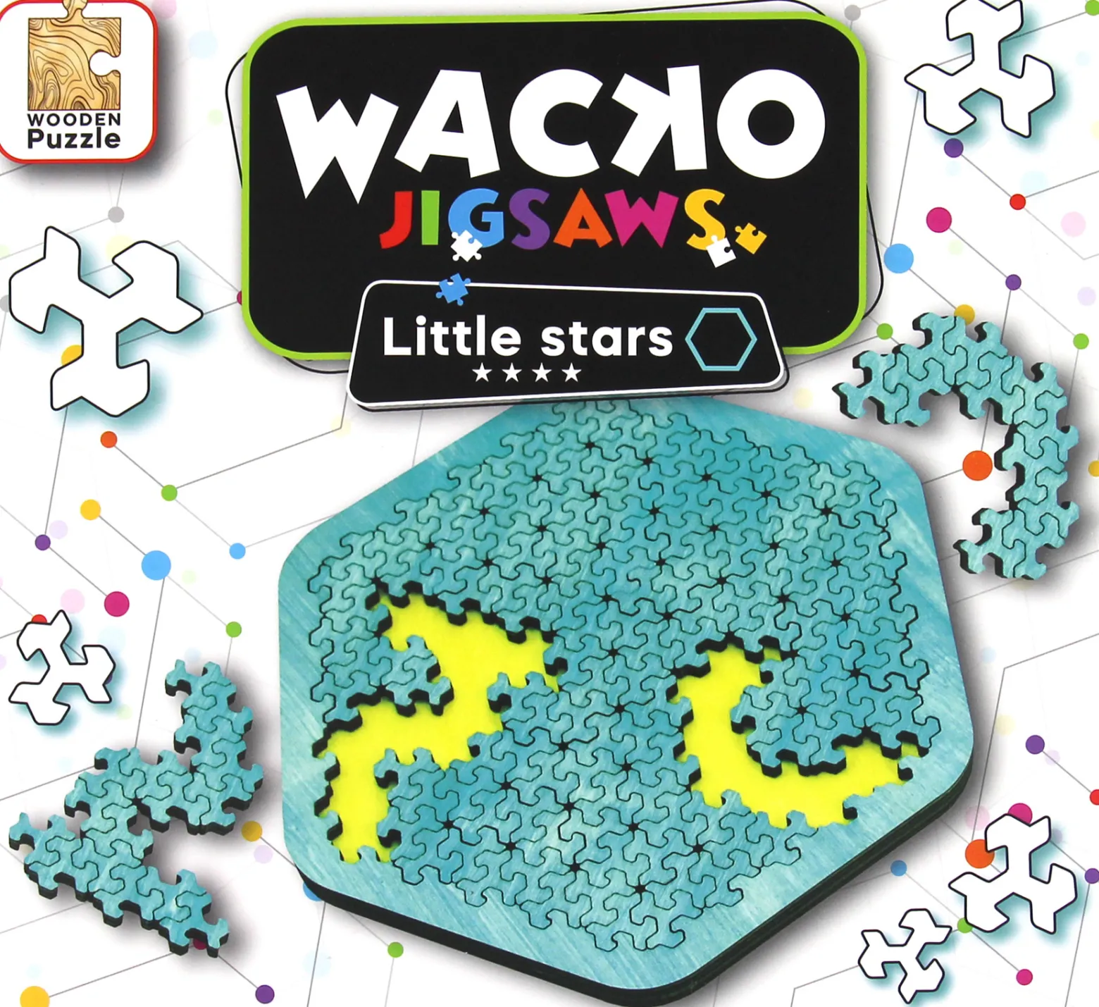 Łamigłówka WACKO - Little Stars (12 elementów) - poziom 4/4