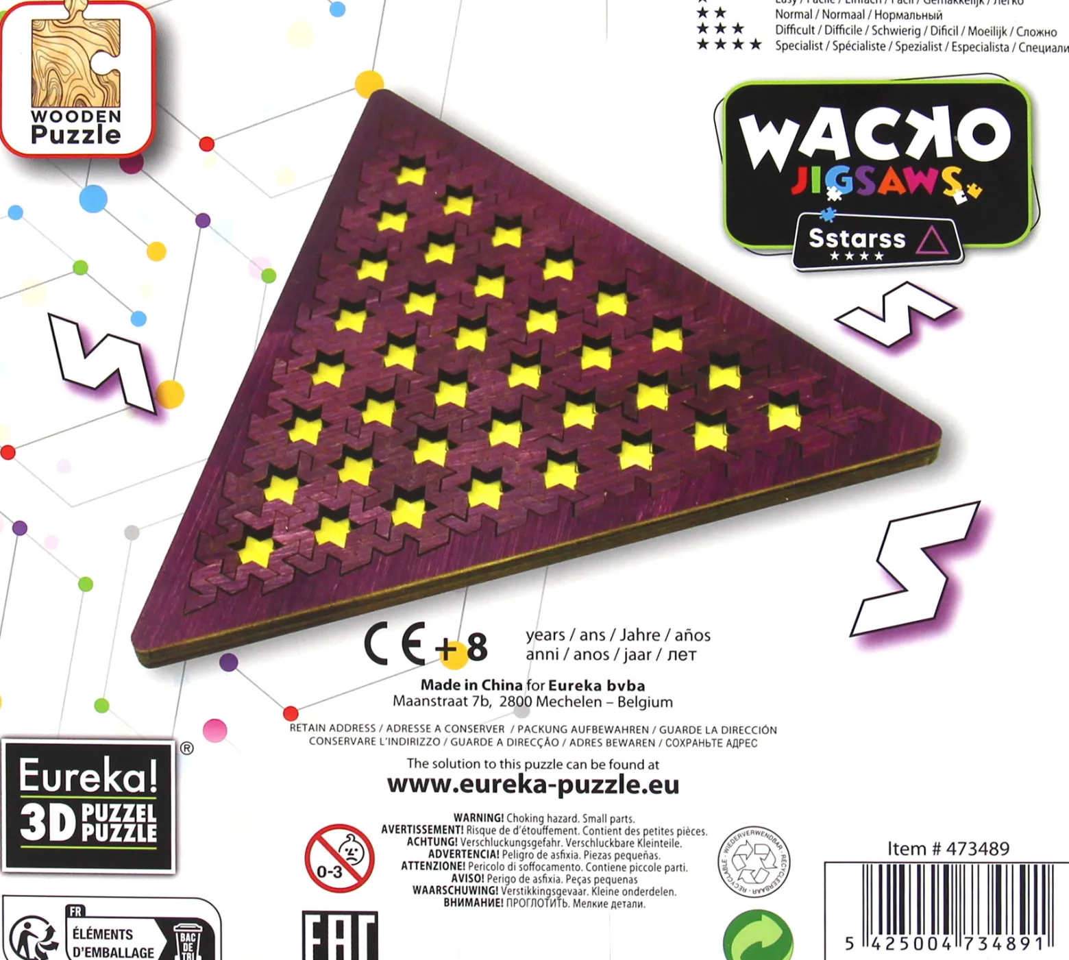 Łamigłówka WACKO - Sstarss (12 elementów) - poziom 4/4