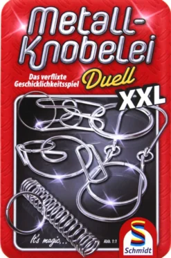 Łamigłówki druciane XXL (w metalowej puszce)