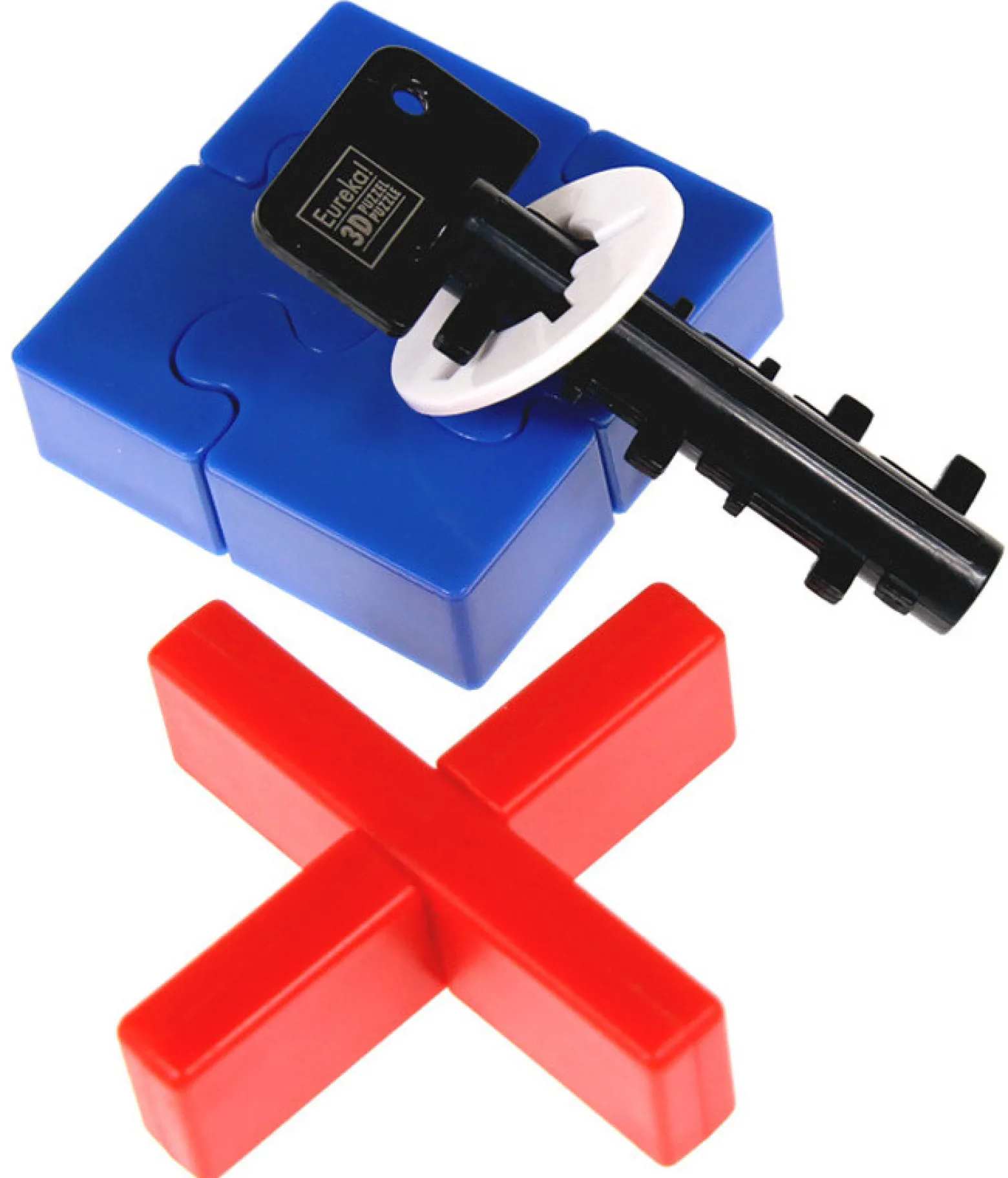 Łamigłówki INTELLIGENT (Key Maze, Square Jigsaw, Cross Puzzle)