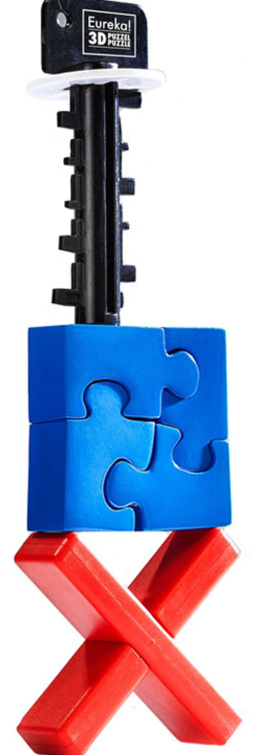 Łamigłówki INTELLIGENT (Key Maze, Square Jigsaw, Cross Puzzle)