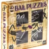 Łamigłówki metalowe 4 szt. BALL PUZZLES - ZESTAW FIOLETOWY