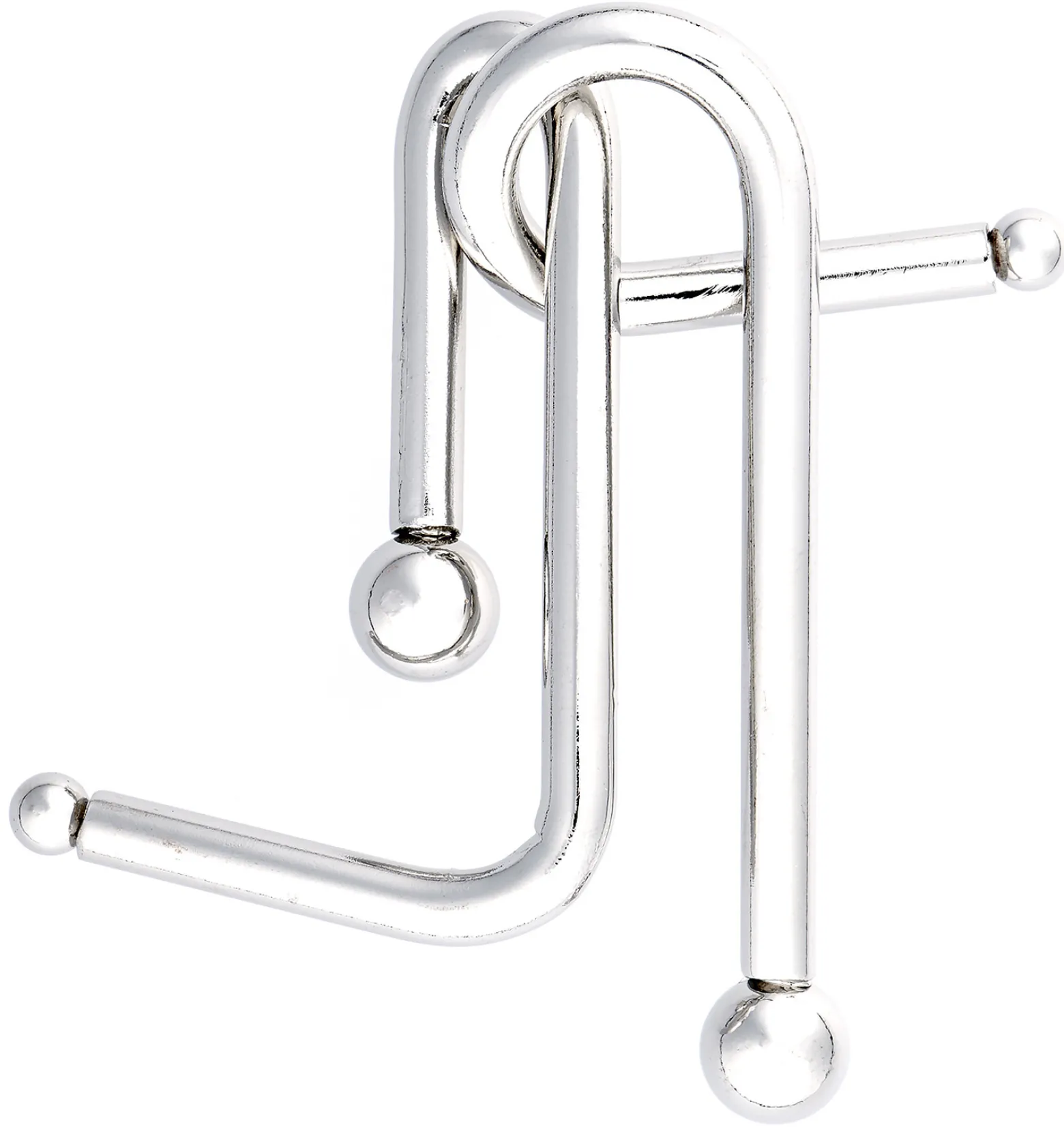 Łamigłówki metalowe 4 szt. BALL PUZZLES - ZESTAW FIOLETOWY