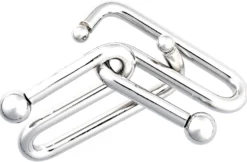 Łamigłówki metalowe 4 szt. BALL PUZZLES - ZESTAW FIOLETOWY