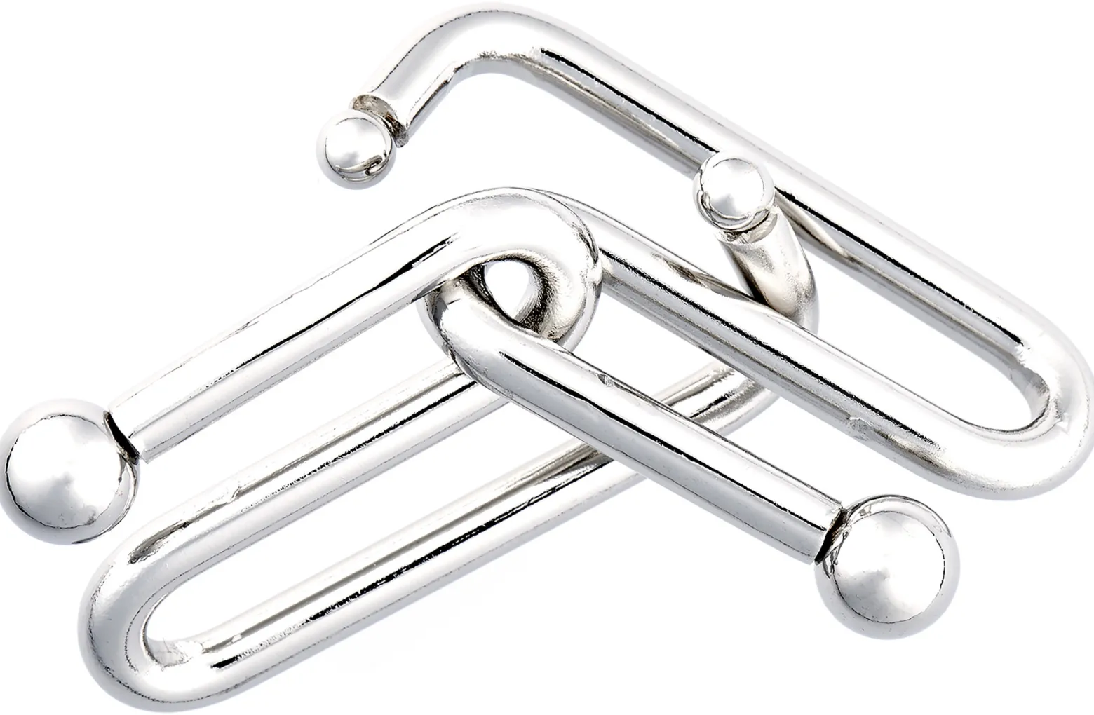 Łamigłówki metalowe 4 szt. BALL PUZZLES - ZESTAW FIOLETOWY