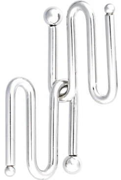 Łamigłówki metalowe 4 szt. BALL PUZZLES - ZESTAW FIOLETOWY
