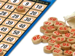 Bingo (Loteria Lotto) w drewnianym pudełku (749)