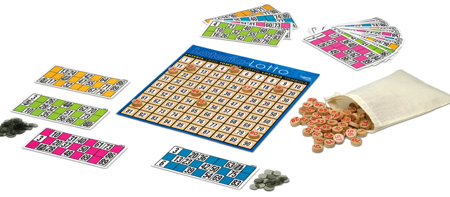 Bingo (Loteria Lotto) w drewnianym pudełku (749)