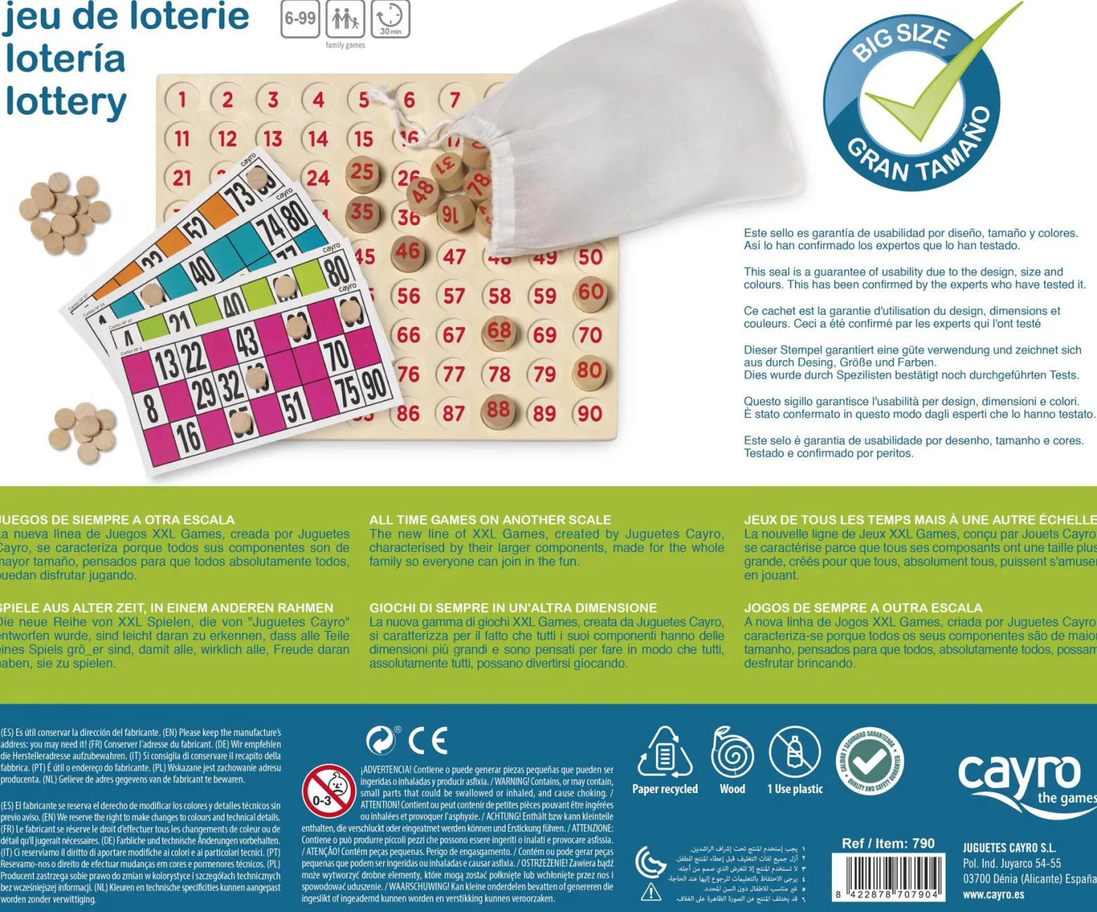 Bingo (Loteria Lotto) XXL (790)