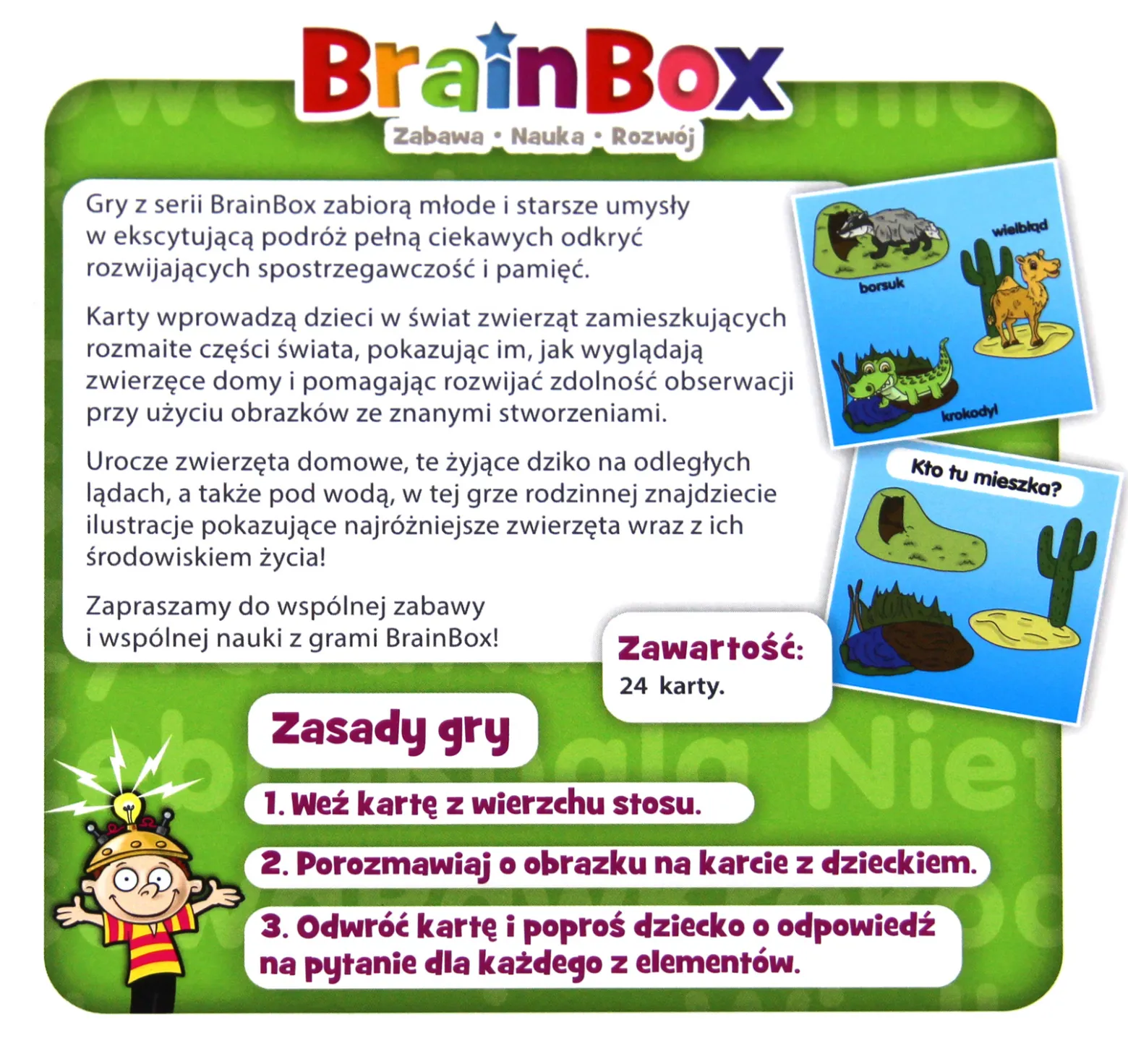 BrainBox: Poznaję domy zwierząt