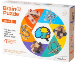 Brain Puzzle (zestaw 6 łamigłówek)