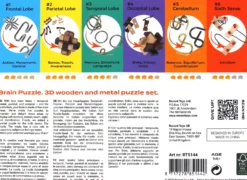Brain Puzzle (zestaw 6 łamigłówek)