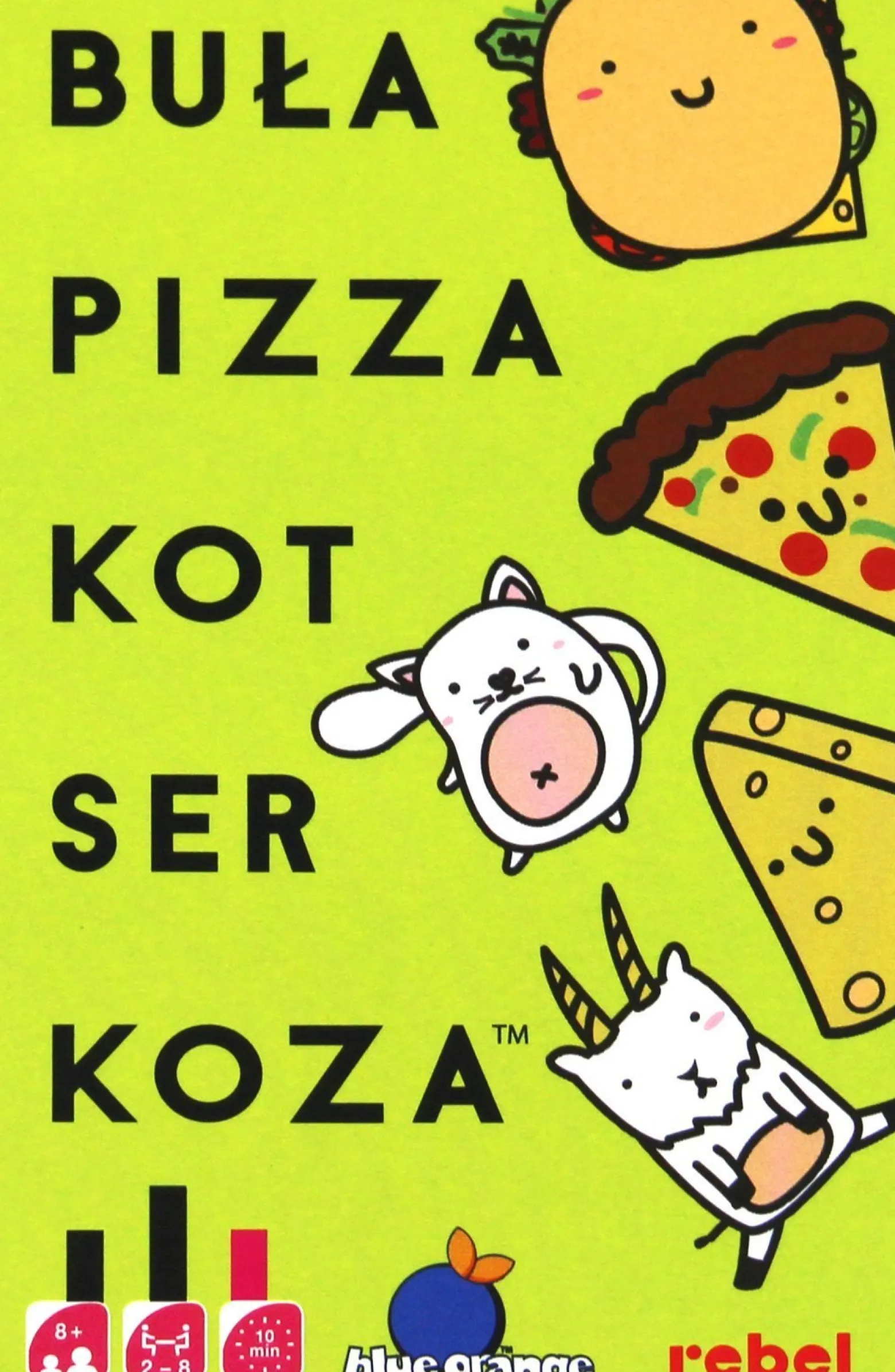 Buła, Pizza, Kot, Ser, Koza