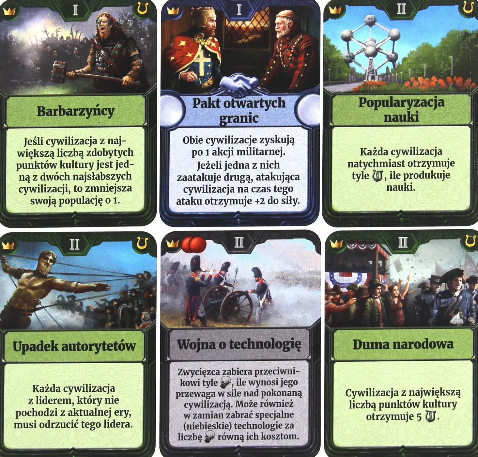 Cywilizacja: Poprzez wieki - Cuda i liderzy