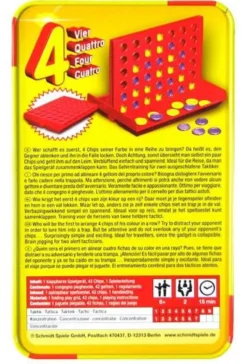 Cztery w rzędzie (w metalowej puszce)