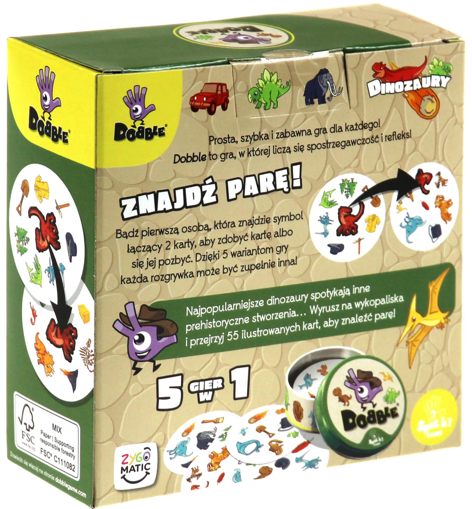 Dobble: Dinozaury (Eco)