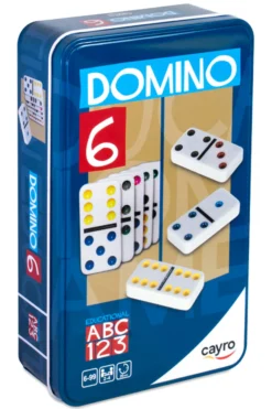 Domino 6-oczkowe (w metalowej puszce) (246)