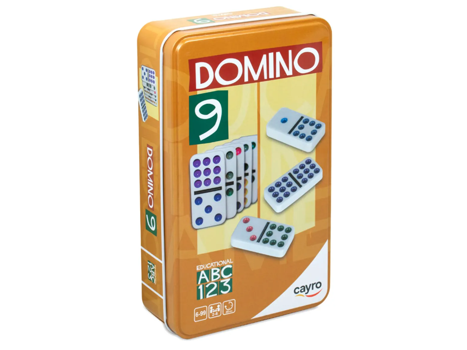 Domino 9-oczkowe (w metalowej puszce) (247)