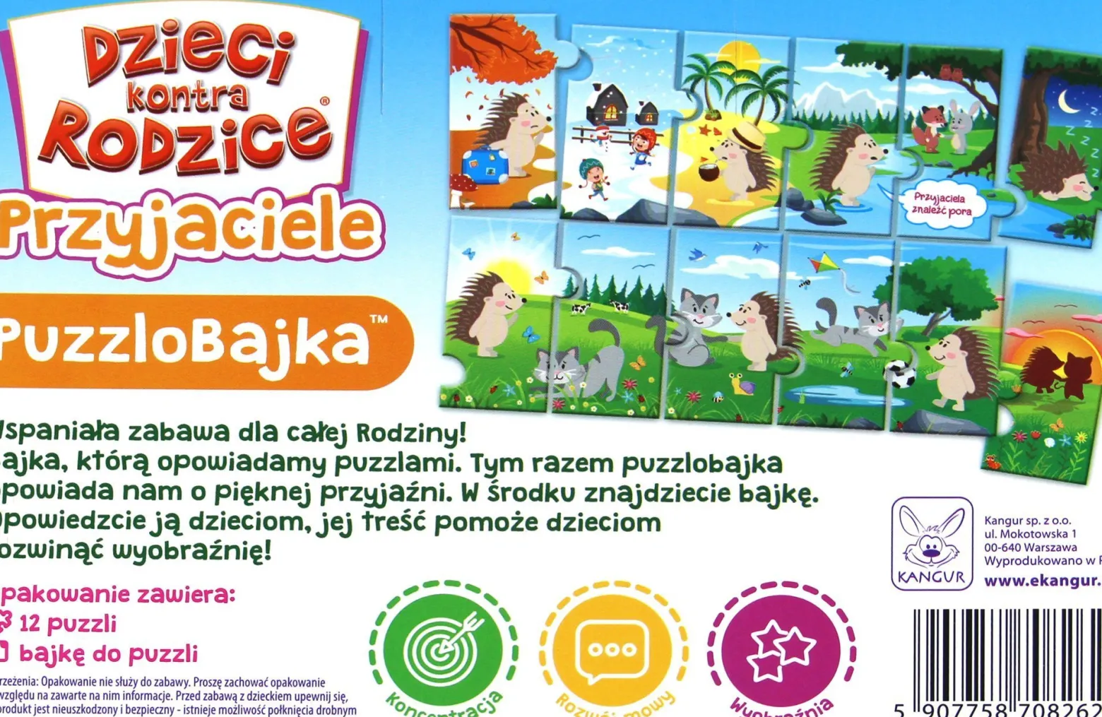 Dzieci kontra Rodzice - Przyjaciele (puzzlobajka)