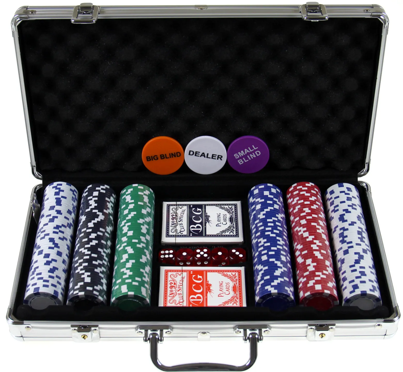 Żetony pokerowe 300 szt. 11.5 g (DR-300)