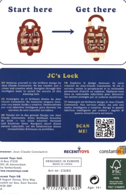 JC's Lock - łamigłówka Recent Toys - poziom 4/5