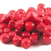 Kostka do gry plastik standard - czerwona - 100 szt.