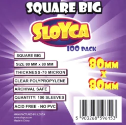 Koszulki na karty - Square Big (80x80 mm) - 100 szt.