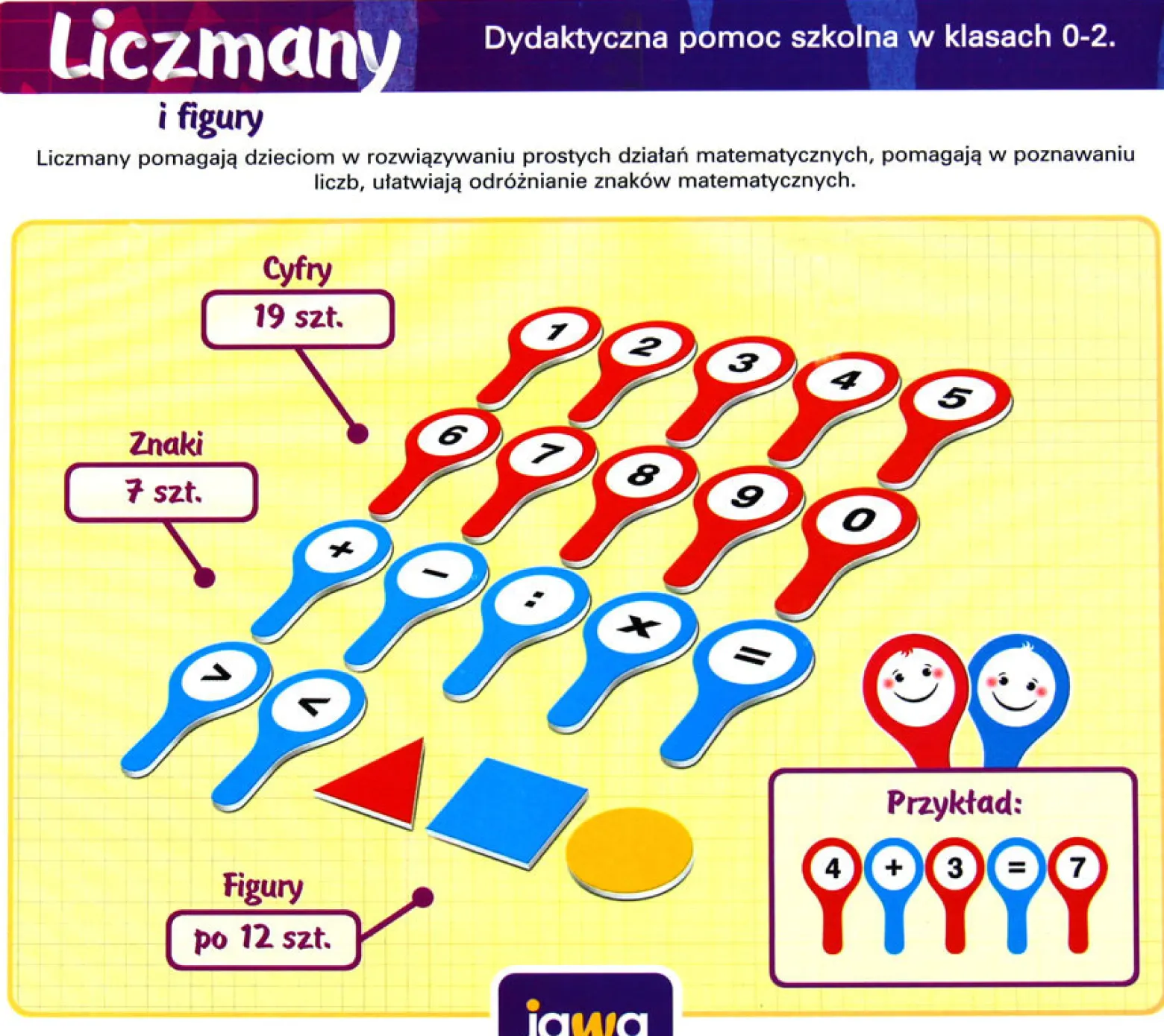 Liczmany i figury - układanka edukacyjna