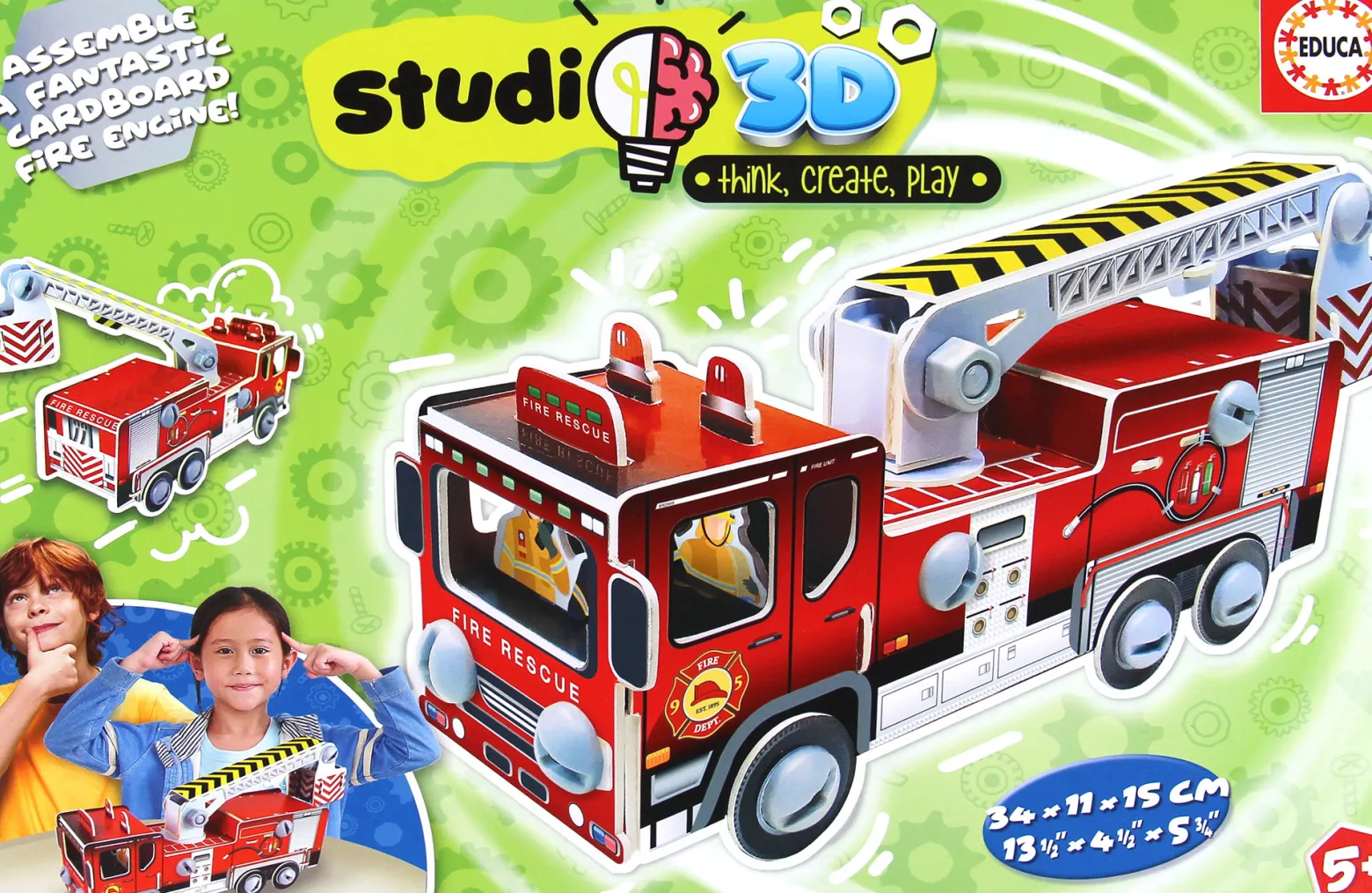 Model 3D Pojazdy - Wóz strażacki