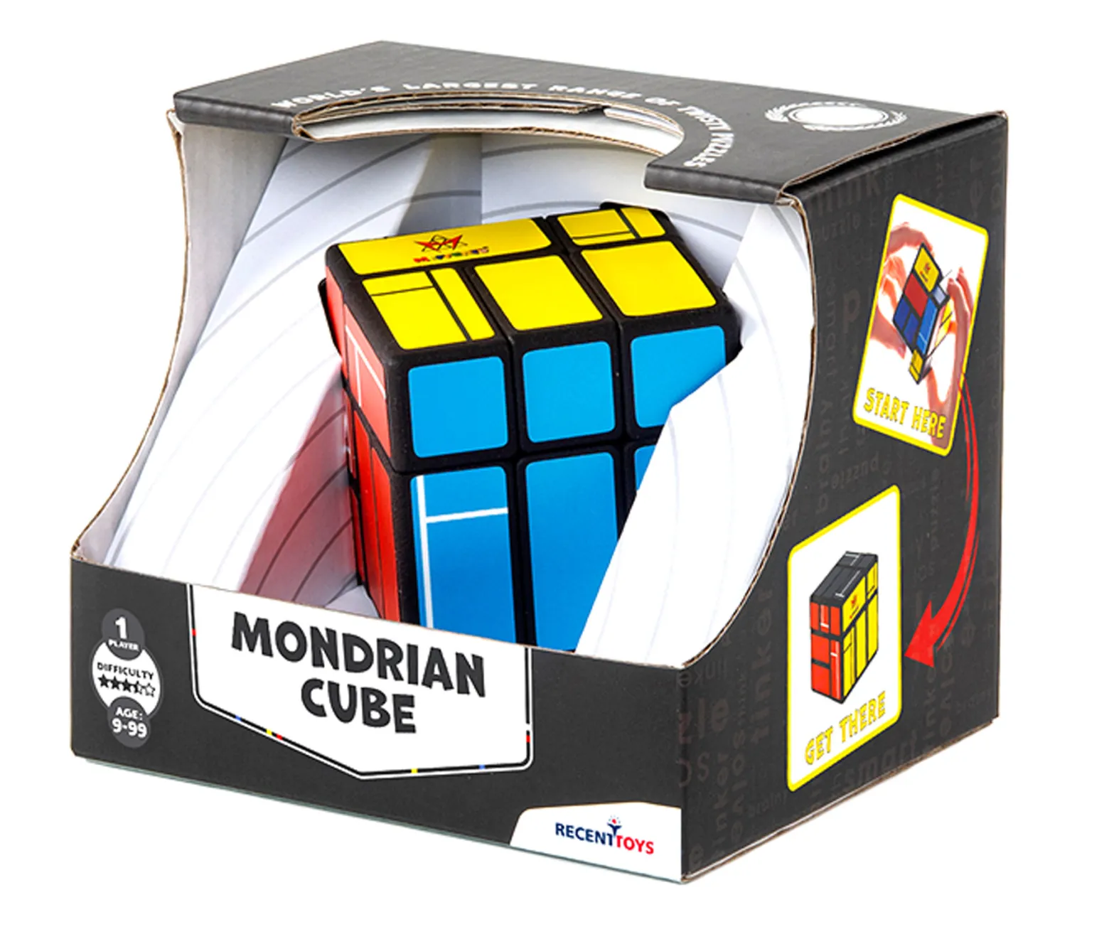Mondrian Cube - łamigłówka Recent Toys - poziom 3,5/5