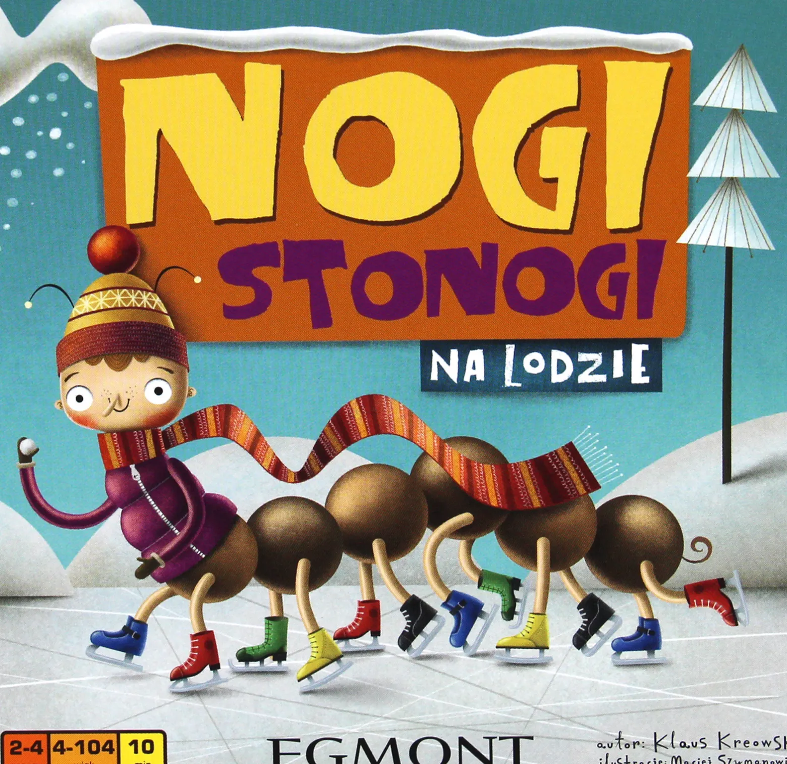 Nogi stonogi na lodzie
