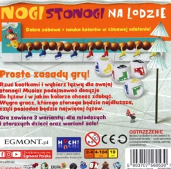 Nogi stonogi na lodzie