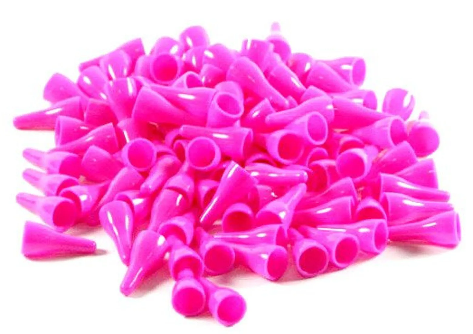 Pionki do gry plastik zwykłe - różowe - 100 szt.