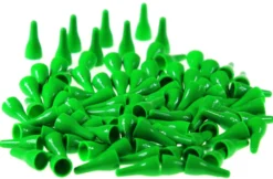 Pionki do gry plastik zwykłe - zielone - 100 szt.