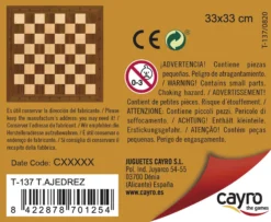 Plansza do gry w Szachy 33x33 cm (T-137)